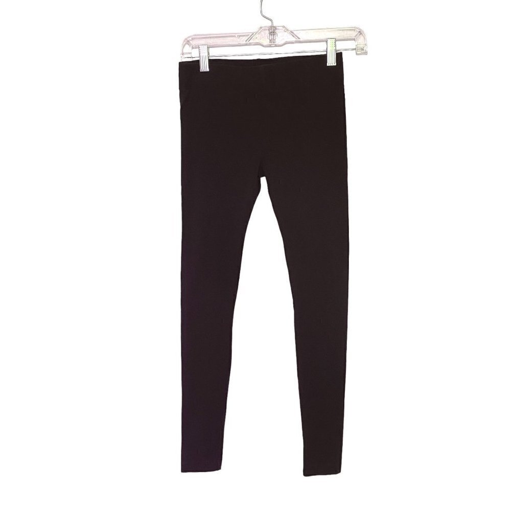 Lou & Grey Black Pull‎ On Skinny Ankle Leggings Women's Size XS